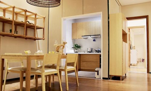 厨房木地板1装修效果图保利叶语日式软装案例