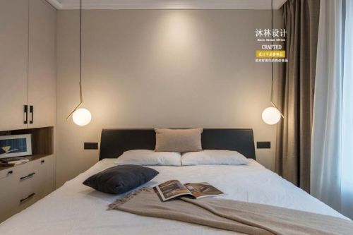 现代简约120㎡三居卧室装修设计效果图