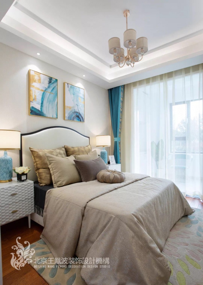 卧室窗帘装修效果图现代简约风次卧实景图片现代简约卧室设计图片赏析