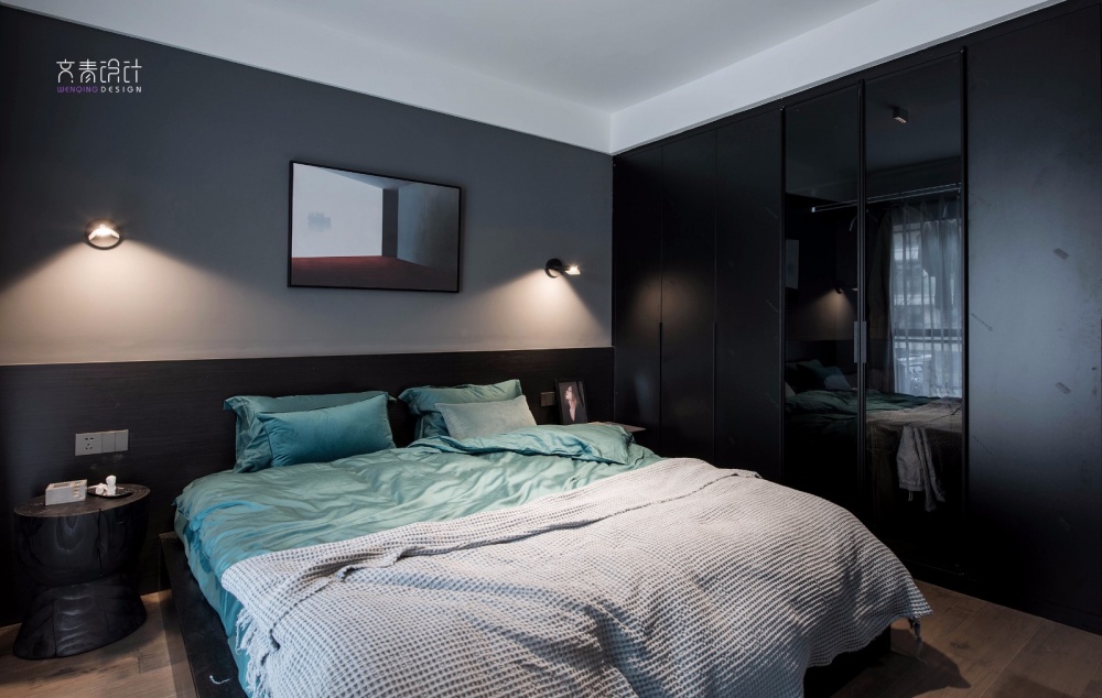 卧室床头柜1装修效果图现代两居室卧室设计图片现代简约卧室设计图片赏析