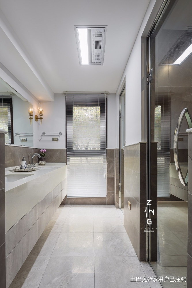 现代复式改造卫浴设计现代简约卫生间设计图片赏析