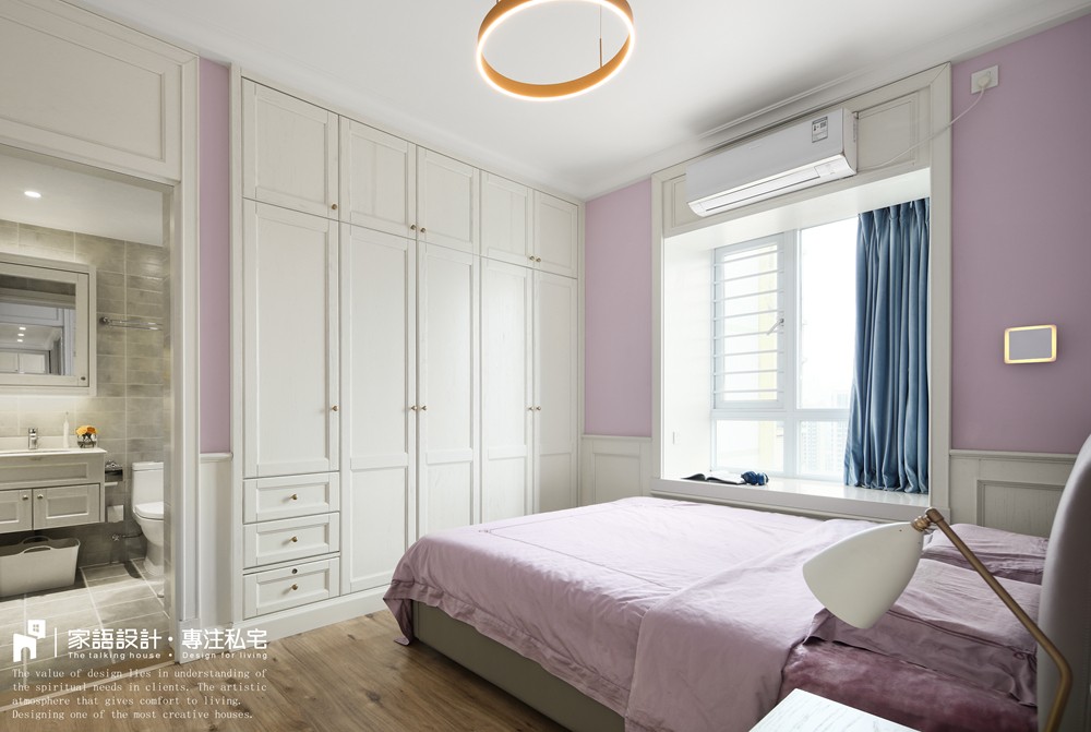 卧室窗帘1装修效果图美式风三居主卧设计图美式卧室设计图片赏析