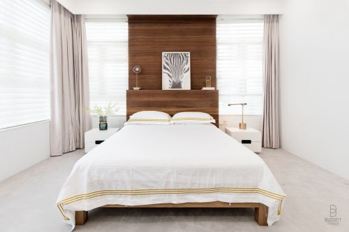卧室床3装修效果图品质简约风卧室设计