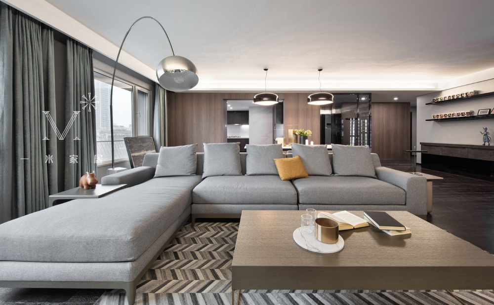 客厅沙发5装修效果图278㎡现代低奢客厅沙发图现代简约客厅设计图片赏析