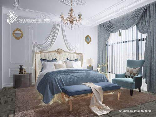 卧室窗帘装修效果图法式风格设计