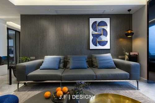客厅沙发1装修效果图舒适现代风客厅沙发图片