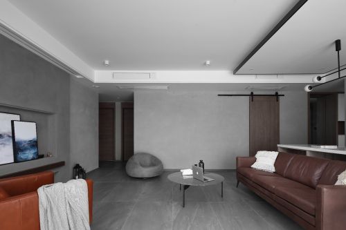 客厅沙发装修效果图简单现代风客厅茶几图片