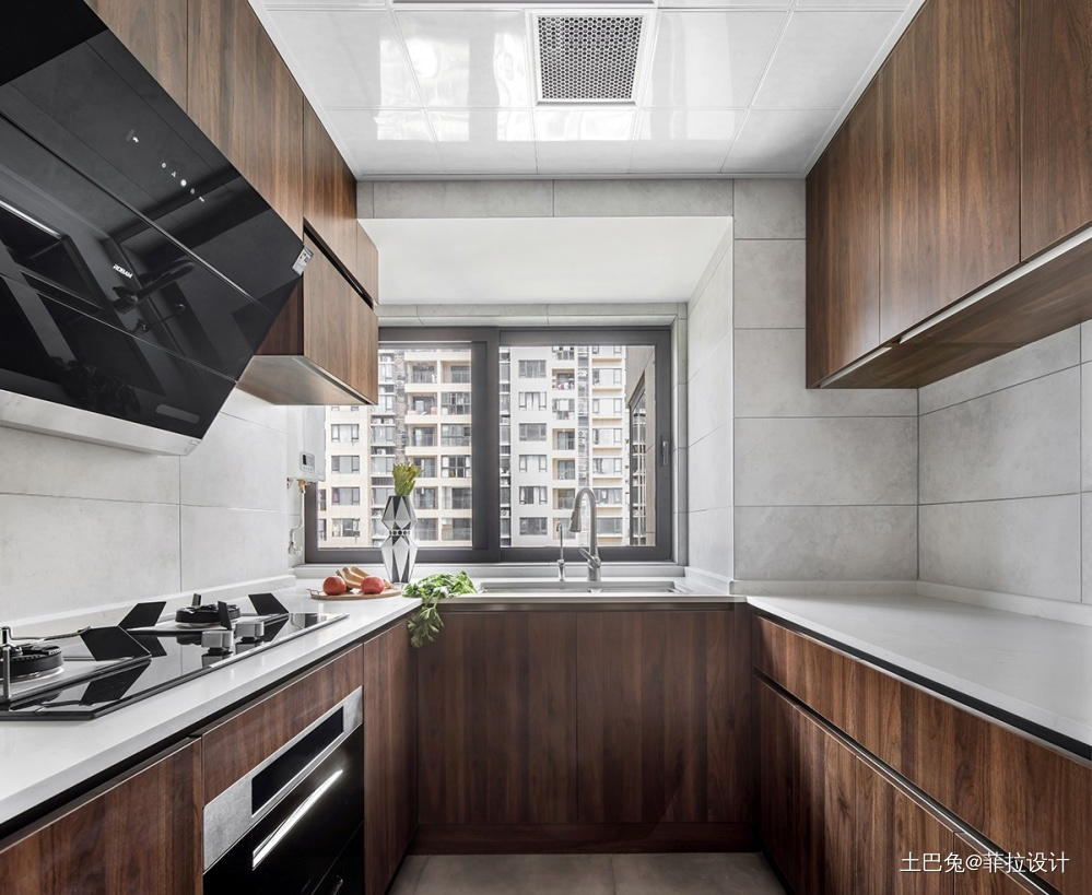 50°c灰台式现代现代简约厨房设计图片赏析