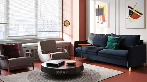 客厅沙发1装修效果图缤纷多彩的创意设计之家