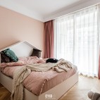 【辰佑设计】橘粉色卧室设计图