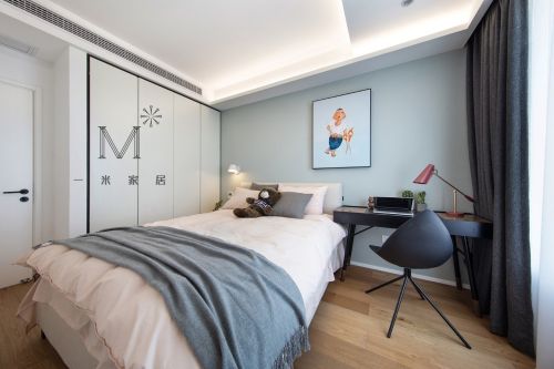 三居现代简约140㎡卧室装修设计效果图