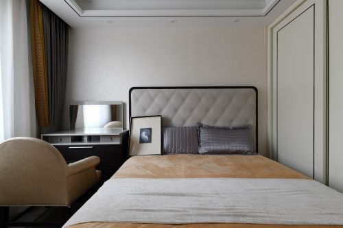 别墅豪宅新中式180㎡卧室装修效果图