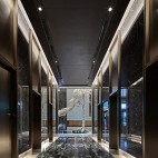 松泰酒店电梯过道设计