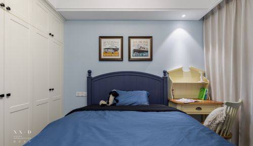 三居美式140㎡卧室装修装饰效果图