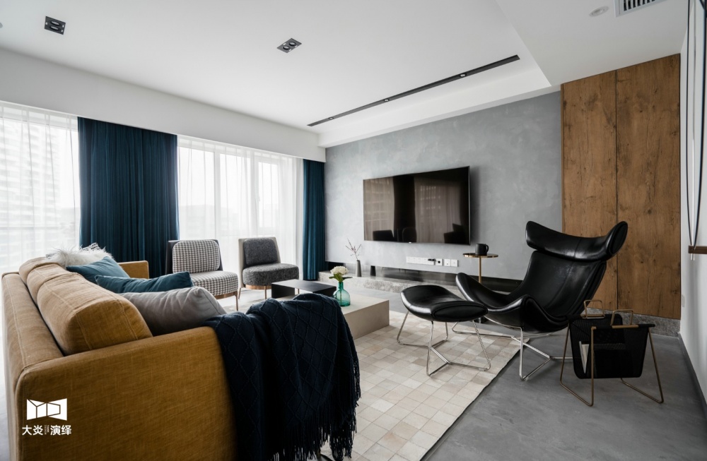 客厅窗帘4装修效果图让人舒适的生活方式，智能设计解现代简约客厅设计图片赏析