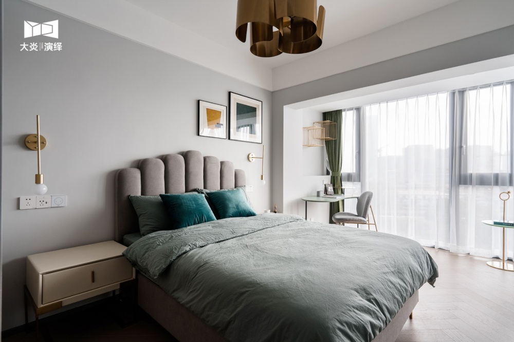 卧室窗帘1装修效果图让人舒适的生活方式，智能设计解现代简约卧室设计图片赏析