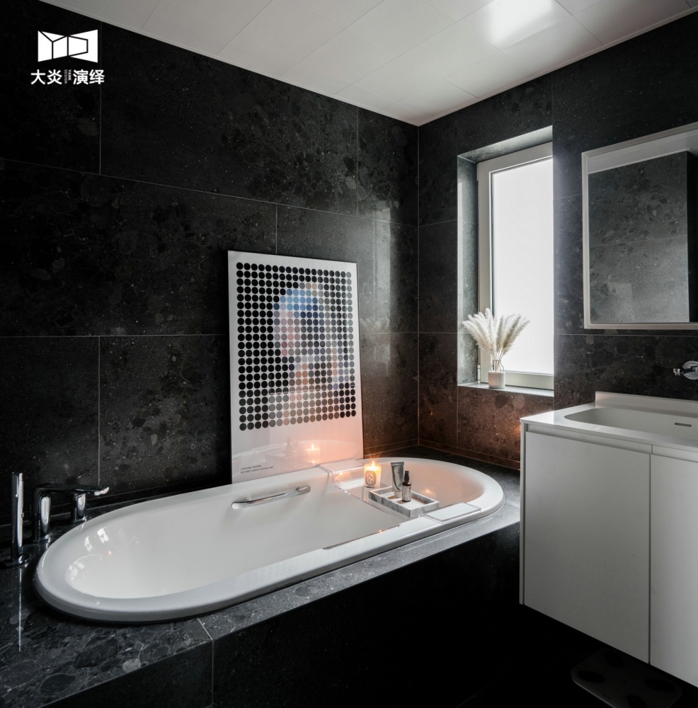 卫生间洗漱台2装修效果图让人舒适的生活方式，智能设计解现代简约卫生间设计图片赏析