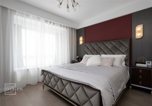 卧室床头柜1装修效果图流光溢彩，轻奢婚房，生活也可以