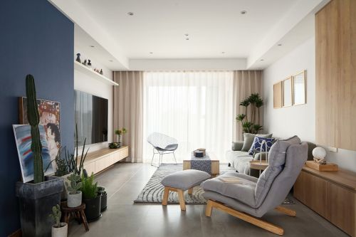 客厅窗帘1装修效果图东羽设计机构中海国际社区