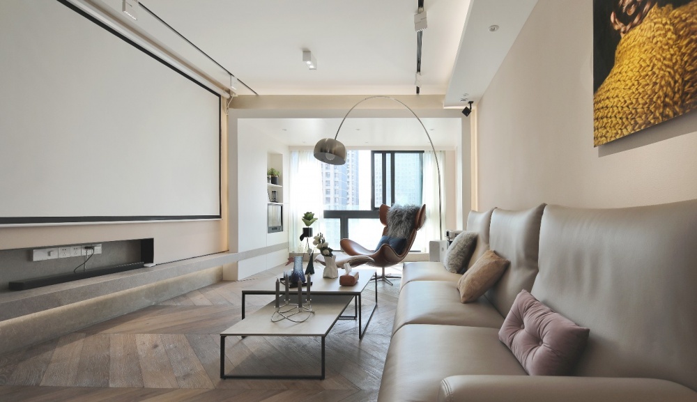 客厅窗帘装修效果图家是自建的理想国丨Loki’s现代简约客厅设计图片赏析