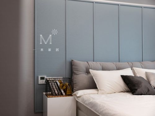 卧室床8装修效果图【一米家居】艺术公寓的当代形式