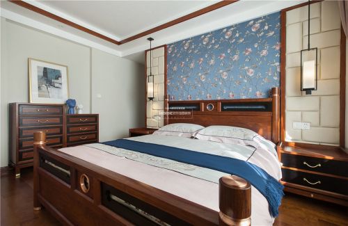 卧室衣柜4装修效果图欢乐佳园装饰|中式韵味，传统色