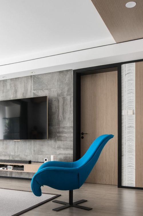 客厅电视背景墙装修效果图影格调沉稳的中式元素