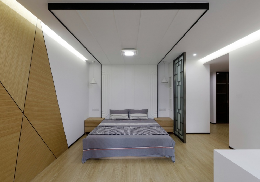 卧室2装修效果图“清流派”：新中式复式大宅新中式卧室设计图片赏析