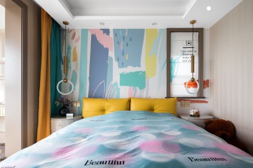 卧室窗帘3装修效果图简单的设计，打造梦想之家！
