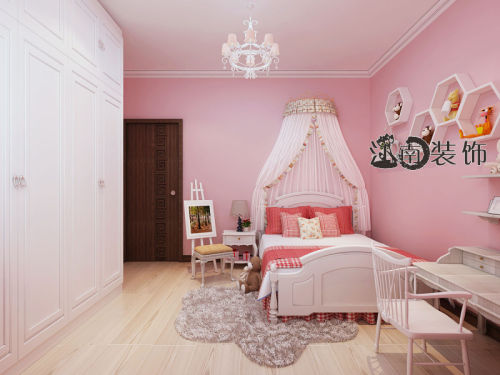 卧室装修效果图国际花都140平现代中式轻辅4四居及以上家装装修案例效果图