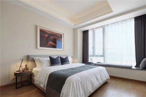 卧室窗帘3装修效果图深圳水湾1979平层公寓