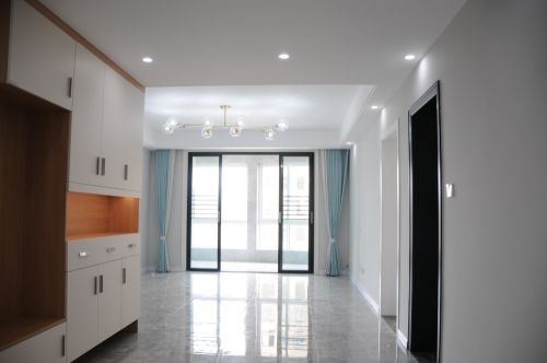 厨房装修效果图江南国际现在简约101-120m²一居现代简约家装装修案例效果图