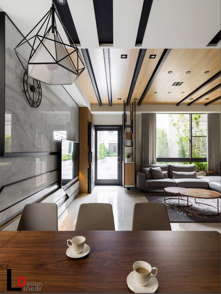 客厅吊顶1装修效果图现代摩登暖心住宅现代简约客厅设计图片赏析