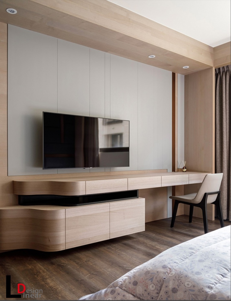 卧室木地板2装修效果图现代摩登暖心住宅现代简约卧室设计图片赏析