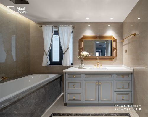 美式500㎡别墅豪宅卫生间装饰装修效果图