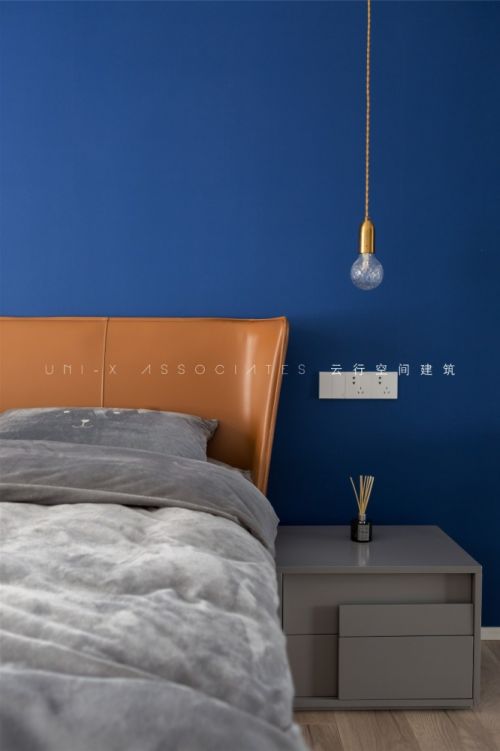 现代简约89㎡二居卧室装饰装修效果图