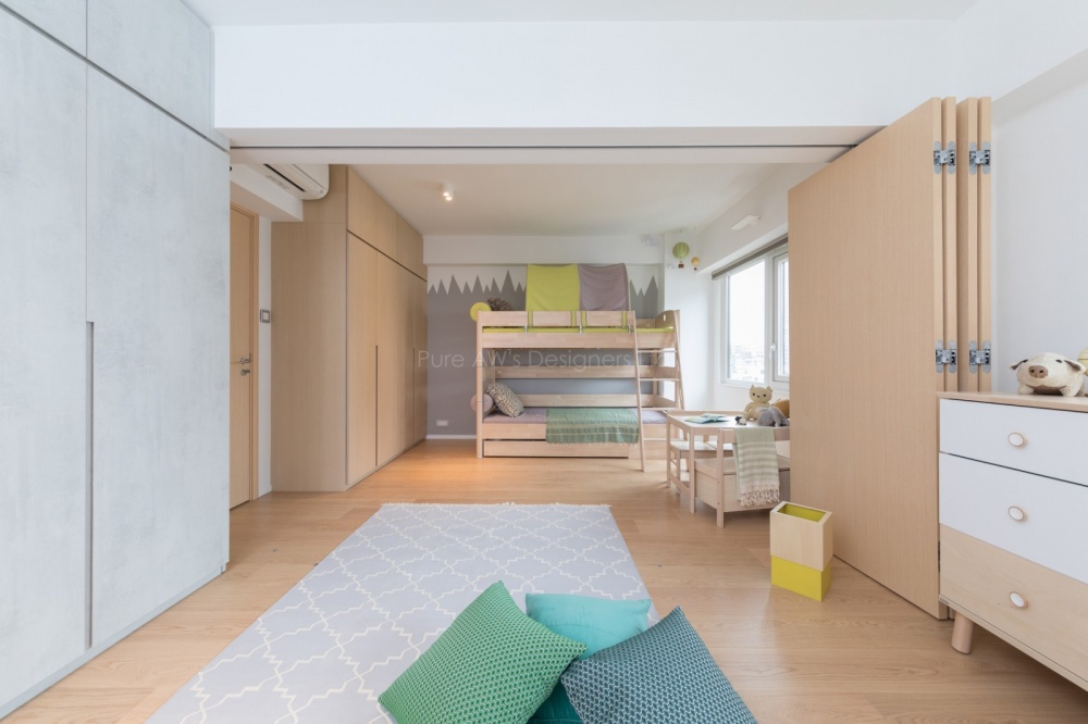 卧室木地板1装修效果图香港中半山恒柏园现代简约卧室设计图片赏析