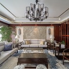 250平中式现代—客厅图片