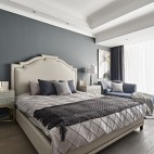 融合美式与现代的优雅轻奢美宅—卧室图片