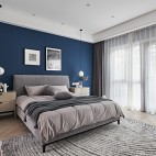 气质灰+蓝 融合美式与现代的优雅轻奢美宅_3704901