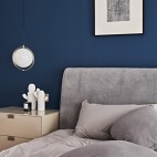 气质灰+蓝 融合美式与现代的优雅轻奢美宅_3704904