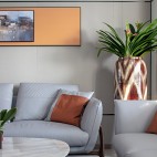 余辉设计---《橙色时光，现代轻奢公寓》_3706773