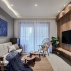 96平米日式风格—客厅图片