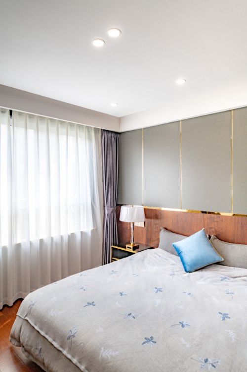 卧室床6装修效果图简单且有质感的家庭空间