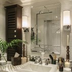 32㎡迷你公寓，变身Art Deco风—卫生间图片