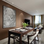 90平米中式现代—客餐厅图片