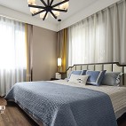 90平米中式现代—卧室图片
