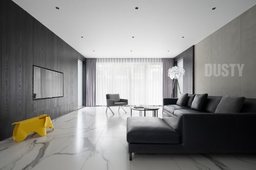 客厅沙发5装修效果图820㎡现代极简，纯粹的空间