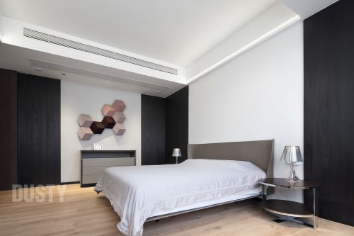 卧室床1装修效果图820㎡现代极简，纯粹的空间