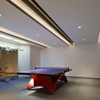 与自然同居展顶级大宅气度—乒乓球室图片